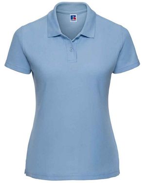 Russell Ladies Pique Polo Shirt (Sky) - Blue