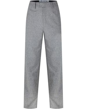 Off-White c/o Virgil Abloh Straight Leg Trousers - Grey