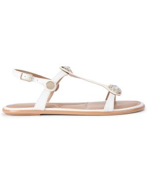 Carvela Kurt Geiger Leather Amalia Sandal Sandals - Natural