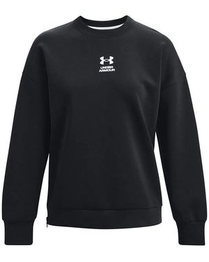 Under Armour Summit Knit Zwarte Oversize Sweater