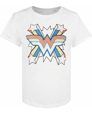 Dc Comics Wonder Burst T-Shirt - White