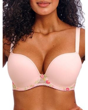 Freya Love Crush Moulded Plunge T-Shirt Bra - Brown
