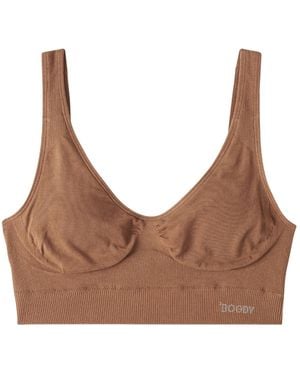 Boody Organic Bamboo Padded Shaper Bra - Brown