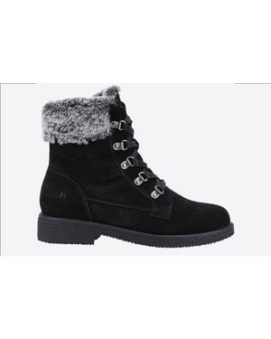 Hush Puppies Florence Memory Foam Boots - Black