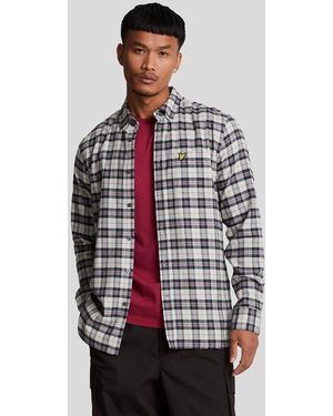 Lyle & Scott Check Flannel Shirt - Red