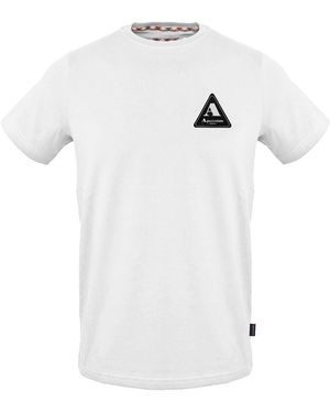 Aquascutum Regular Fit Crew Neck Short Sleeve T-Shirt - White