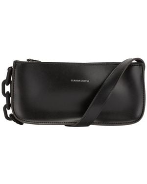 Claudia Canova Corrin Chain Strap Zip Shoulder Bag - Black