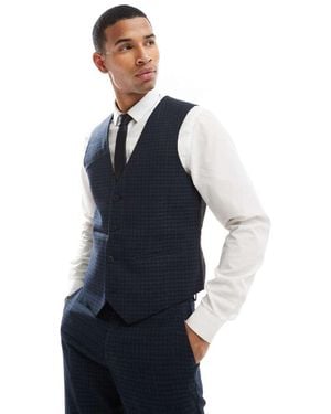 ASOS Slim Suit Waistcoat - Blue