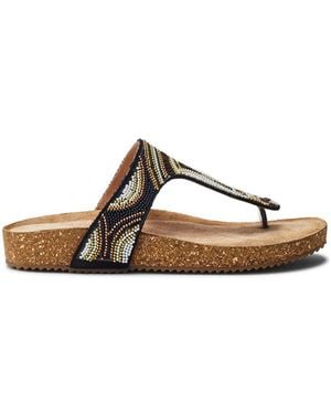 b.soleful Lisara Sandals Faux Leather - Black