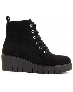 Montevita Wedge Ankle Boot Bottivita55 - Black