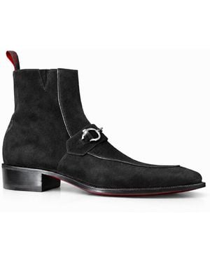 Jeffery West 'Filmstar' Handcuff Trim Zip Boot - Black