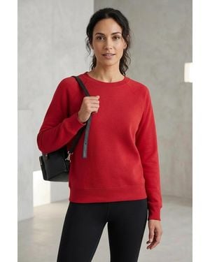 Secret Label Cotton Raglan Sleeve Sweatshirt - Red
