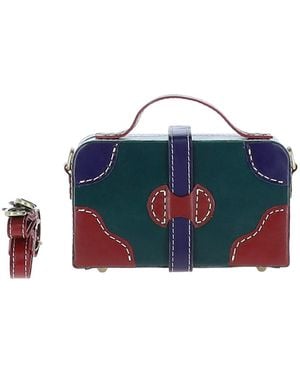 Ashwood Leather 'Adelaide' Shoulder Bag - Blue