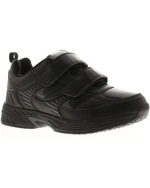 Surge Trainers Wide Fit Julio Touch Fastening - Black
