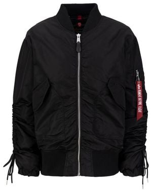Alpha Industries Cwu Ma-1 Bomber Jacket - Black