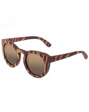 Spectrum Dorian Wood Polarized Sunglasses - Brown