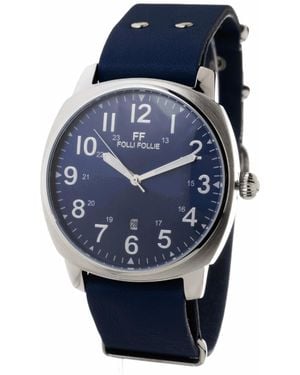 Folli Follie Watch Quartz Stainless Steel - Blue