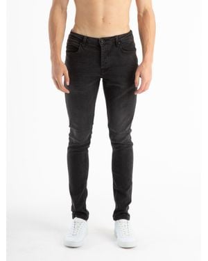 Luke 1977 Vac Slim Fit Light Wash Jeans Denim - Black