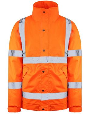 Dickies High Visibility Reflective Bomber Jacket - Orange