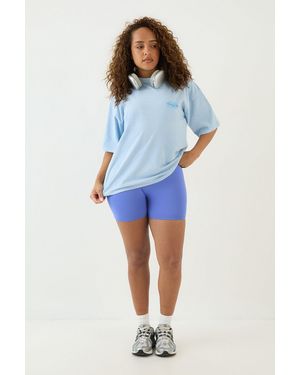 DSGN Studio Sport Training Club Overdyed Oversized T-Shirt - Blue