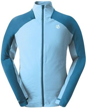 Dare 2b Mock Neck High Collar Raglan Sleeve Sweatshirt - Blue