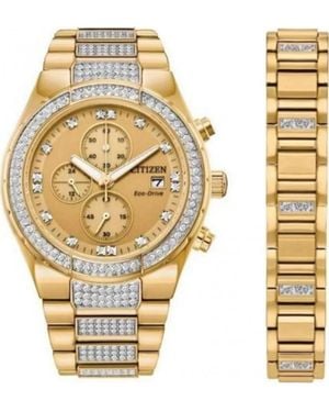 Citizen Ca0752-66P Watch And Bracelet Gift Set - Metallic