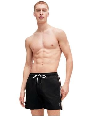 BOSS Signature Swimsuit - Black