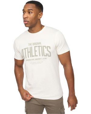 Crosshatch Athwood T-Shirt Cotton - White