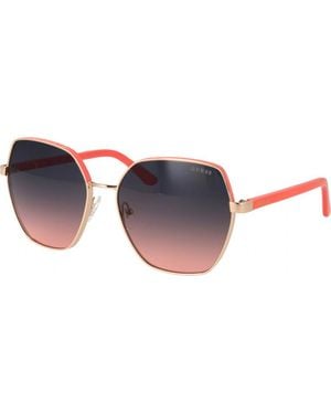 Guess Gu00108 6074B 60 74B Sunglasses - Metallic