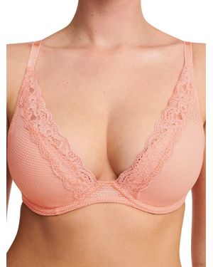 Passionata Brooklyn Plunge T-Shirt Bra - Pink