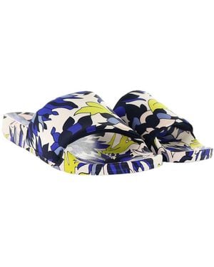Ted Baker Anniti Sliders Met Bloemmotief Voor Dames Blauw