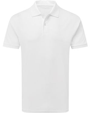 Asquith & Fox Premium Mercerised Cotton Polo Shirt - White