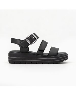 Remonte D3N50 Ankle Strap Sandals Leather - Black