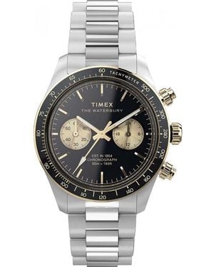 Timex Tw2Y24000 Waterbury Heritage Watch - Grey