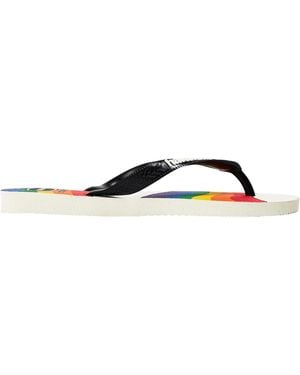 Havaianas Ladies Pride Thong Strap Flat Flip Flops /Dark) - Blue