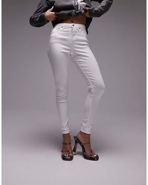Topshop Hourglass High Rise Jamie Jeans - Grey