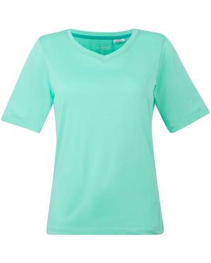 Regatta Ladies Fingal Ii V Neck T-Shirt (Aruba) - Green