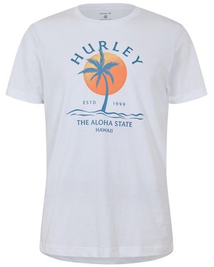 Hurley Plmy Day Ss T Sn99 - White