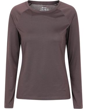 Mountain Warehouse 'Dynamic' Isocool Top Breathable Quick Dry Sports Tee - Brown