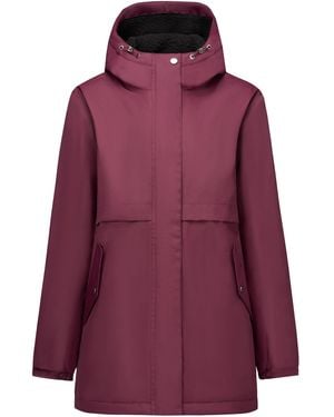 Regatta Ladies Brielly Waterproof Jacket (Fig/ - Purple