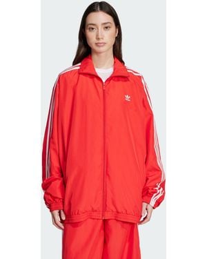 adidas Originals Adilenium Season 3 Oversized Track Top - Red