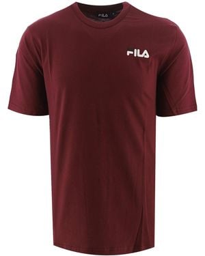 Fila Tawny Port Chaz T-Shirt - Red