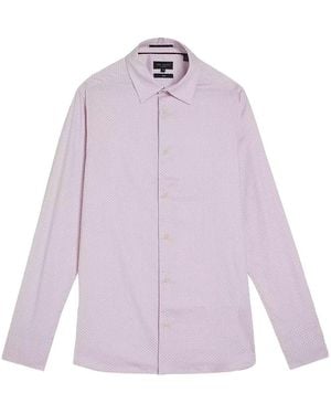 Ted Baker Faenza Geometric Shirt - Purple