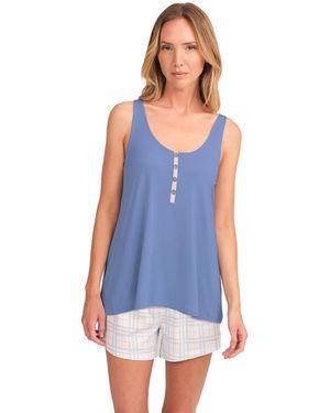 J&j Brothers Jjbfh0702 Sleeveless Pyjamas - Blue