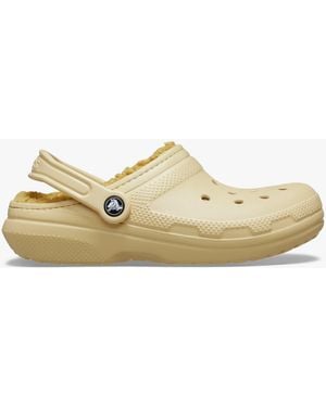 Crocs™ Classic Lined Clogs Sesame - White
