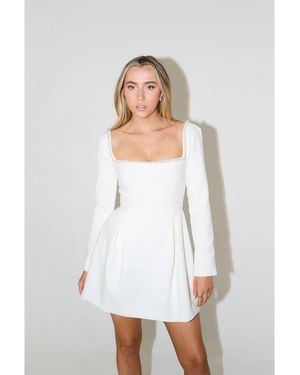 Odd Muse Om The Ultimate Pearl Dress - White
