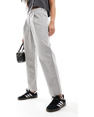 Fred Perry Straight Leg Trousers - Grey