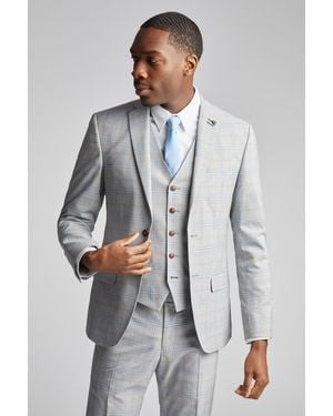 Antique Rogue Agate Check Jacket - Grey