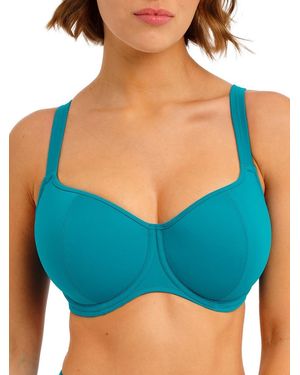 Freya Jewel Cove Sweetheart Bikini Top - Blue