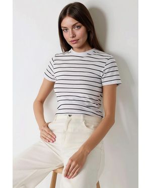 Hiccup Striped Crew Collar T-Shirt - Multicolour